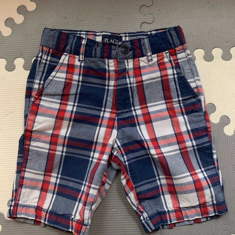 Children’s Place Plaid Chino Boy Shorts